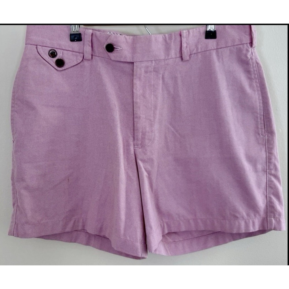 Southern Proper Men's Pink Oxford Chino Shorts Size 34 Preppy Golf Casual